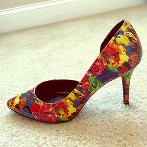 Fun multi color heels!